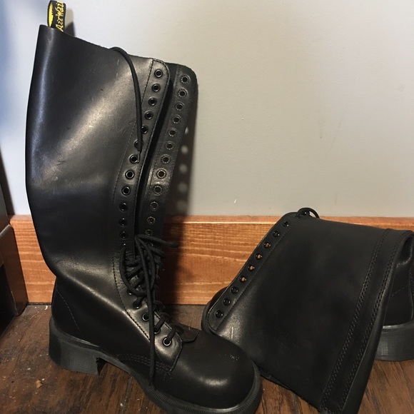 tall black doc martens